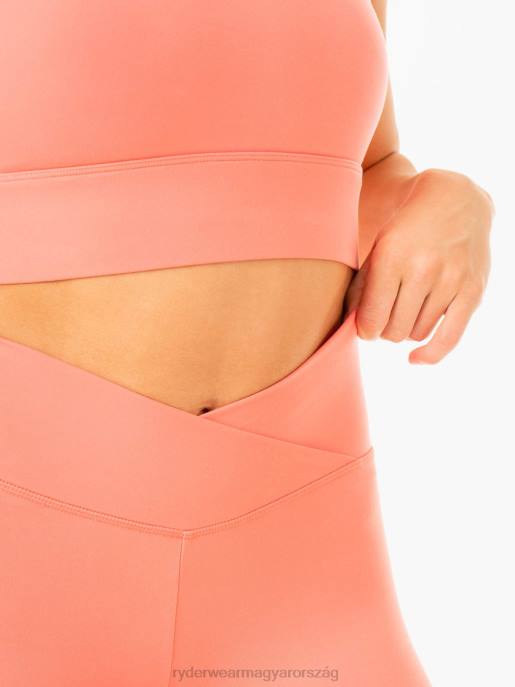 ruházat Ryderwear derűs cross over scrunch leggings rózsaszín nők B48F87