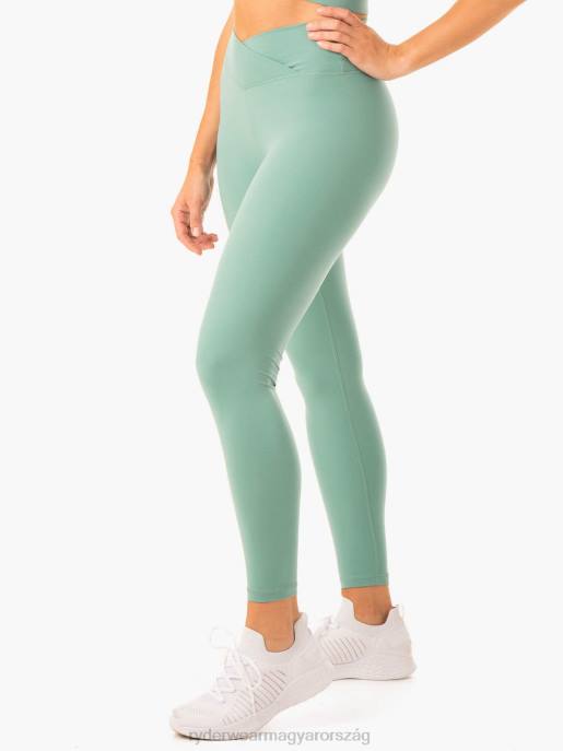 ruházat Ryderwear derűs cross over scrunch leggings zöld nők B48F86