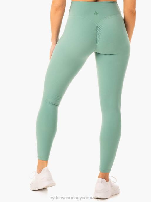 ruházat Ryderwear derűs cross over scrunch leggings zöld nők B48F86