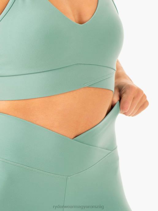 ruházat Ryderwear derűs cross over scrunch leggings zöld nők B48F86