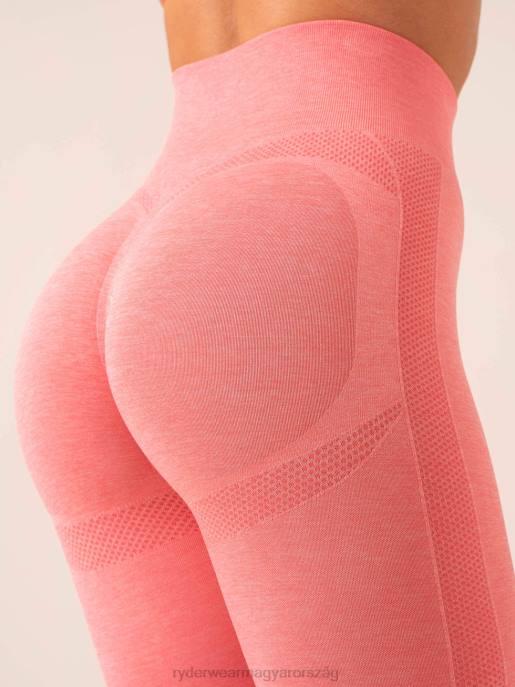 ruházat Ryderwear evolve varrat nélküli leggings korallmárga nők B48F17