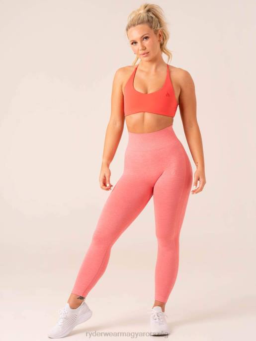 ruházat Ryderwear evolve varrat nélküli leggings korallmárga nők B48F17