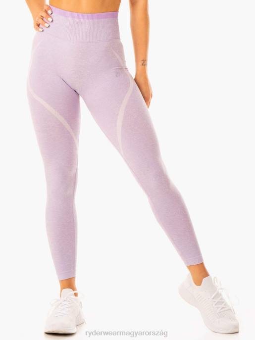 ruházat Ryderwear excel varrat nélküli magas derekú leggings levendula márga nők B48F90
