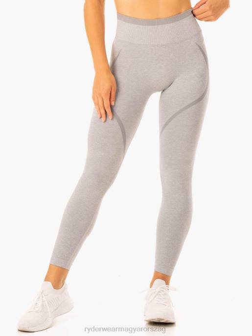 ruházat Ryderwear excel varrat nélküli magas derekú leggings szürke márga nők B48F91