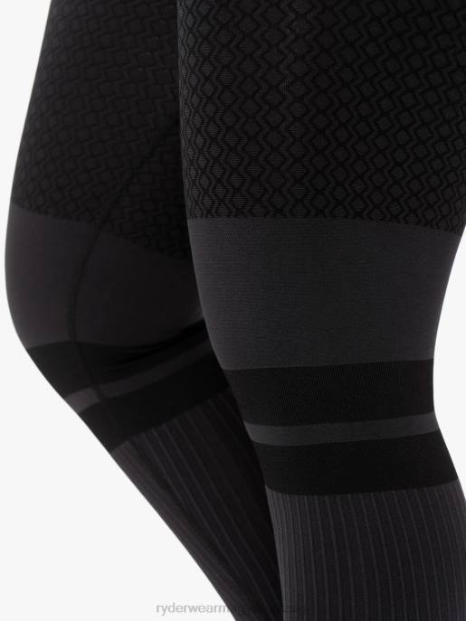 ruházat Ryderwear freestyle varrat nélküli magas derekú leggings fekete nők B48F180