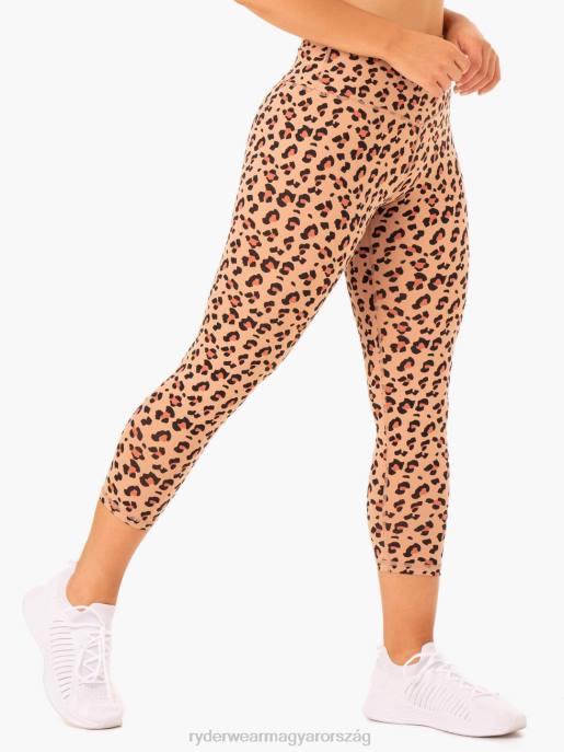 ruházat Ryderwear hibrid 7/8 leggings cser leopárd nők B48F141
