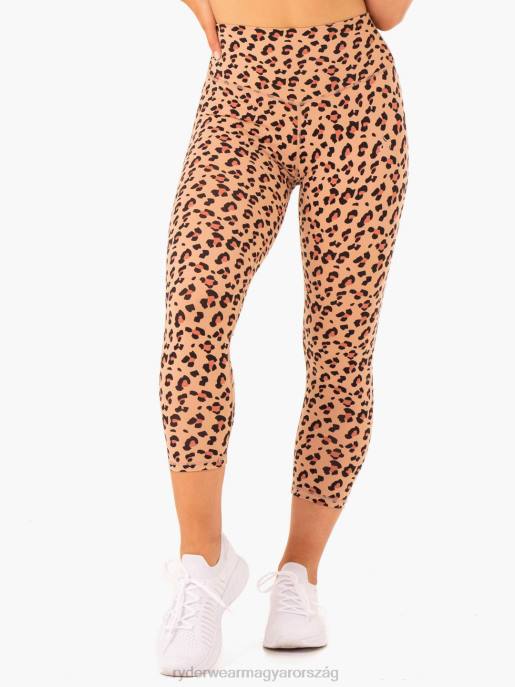 ruházat Ryderwear hibrid 7/8 leggings cser leopárd nők B48F141
