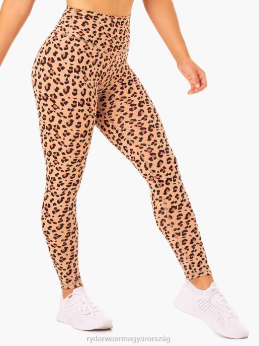 ruházat Ryderwear hibrid teljes hosszúságú leggings cser leopárd nők B48F138