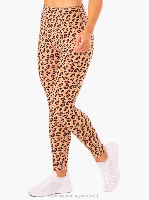 ruházat Ryderwear hibrid teljes hosszúságú leggings cser leopárd nők B48F138