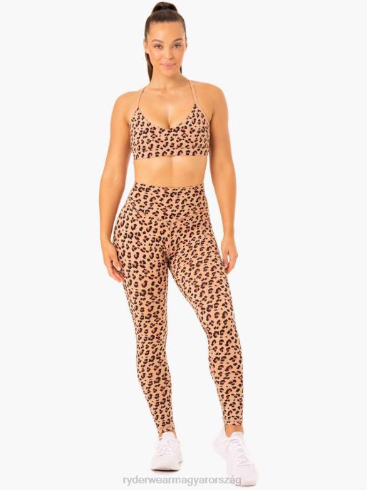 ruházat Ryderwear hibrid teljes hosszúságú leggings cser leopárd nők B48F138