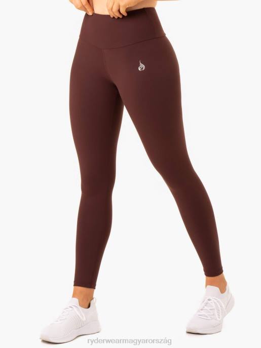 ruházat Ryderwear kapcsok crunch bum leggings csokoládé nők B48F156