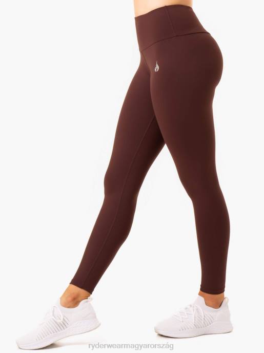 ruházat Ryderwear kapcsok crunch bum leggings csokoládé nők B48F156