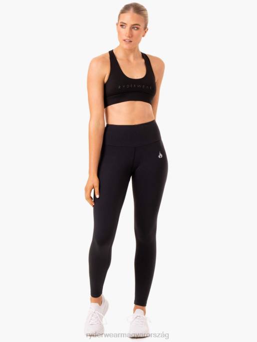 ruházat Ryderwear kapcsok crunch bum leggings fekete nők B48F179