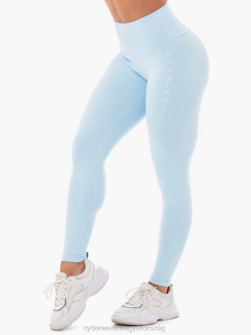 ruházat Ryderwear kapcsok crunch bum leggings égszínkék nők B48F1114