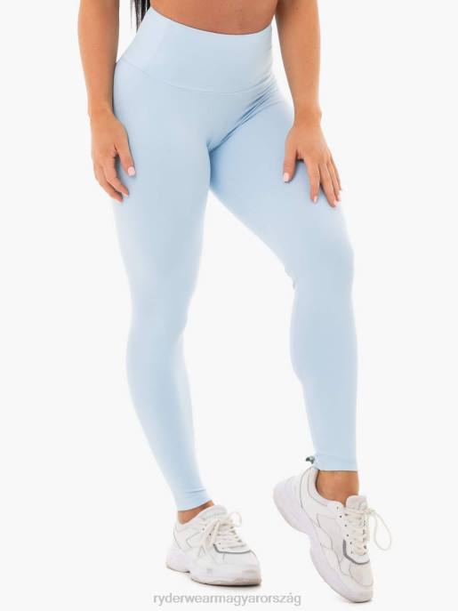 ruházat Ryderwear kapcsok crunch bum leggings égszínkék nők B48F1114
