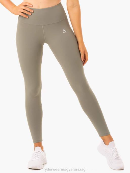 ruházat Ryderwear kapcsok crunch bum leggings khaki nők B48F155