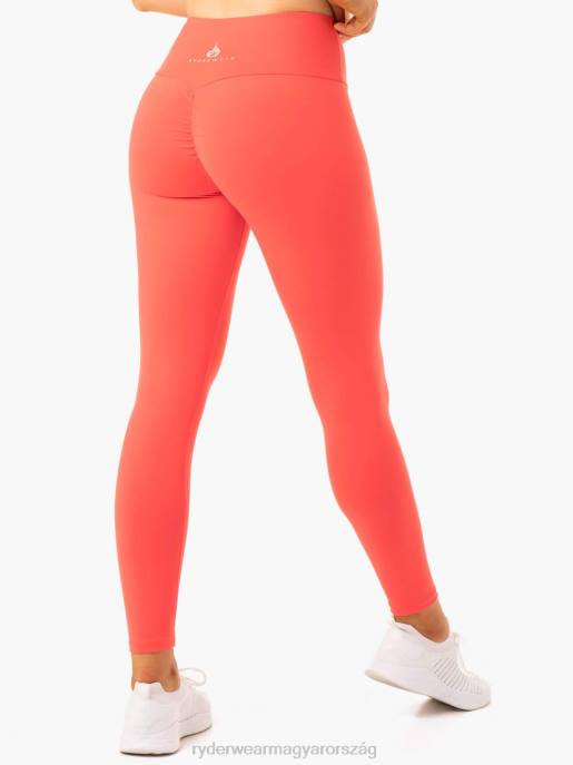 ruházat Ryderwear kapcsok crunch bum leggings korall nők B48F157