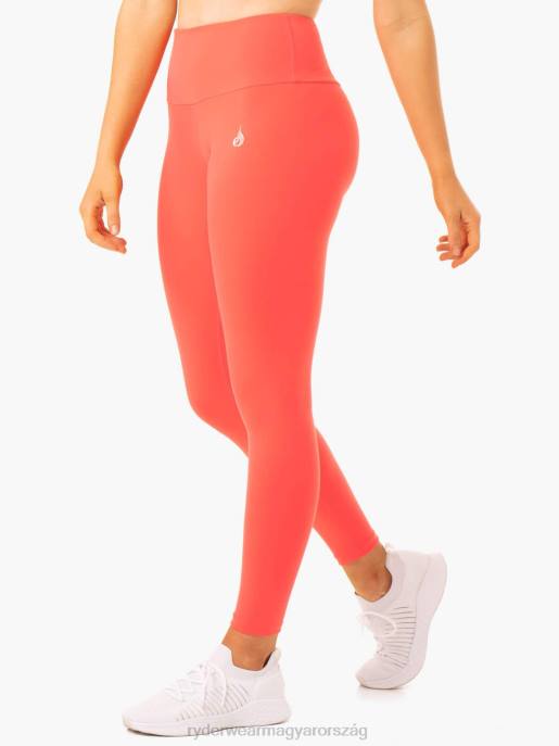 ruházat Ryderwear kapcsok crunch bum leggings korall nők B48F157