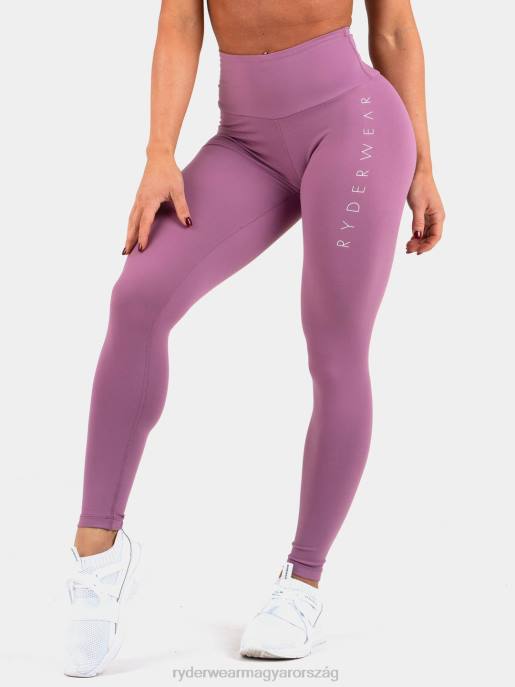 ruházat Ryderwear kapcsok crunch bum leggings lila nők B48F177