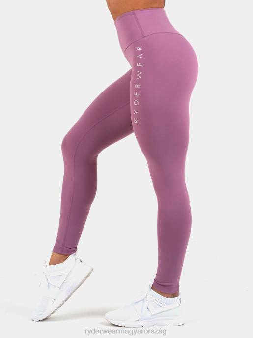 ruházat Ryderwear kapcsok crunch bum leggings lila nők B48F177