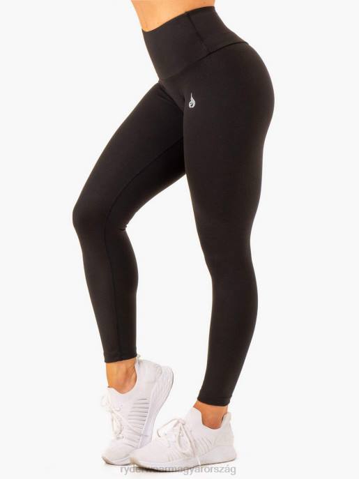 ruházat Ryderwear létfontosságú magas derekú scrunch leggings fekete nők B48F113