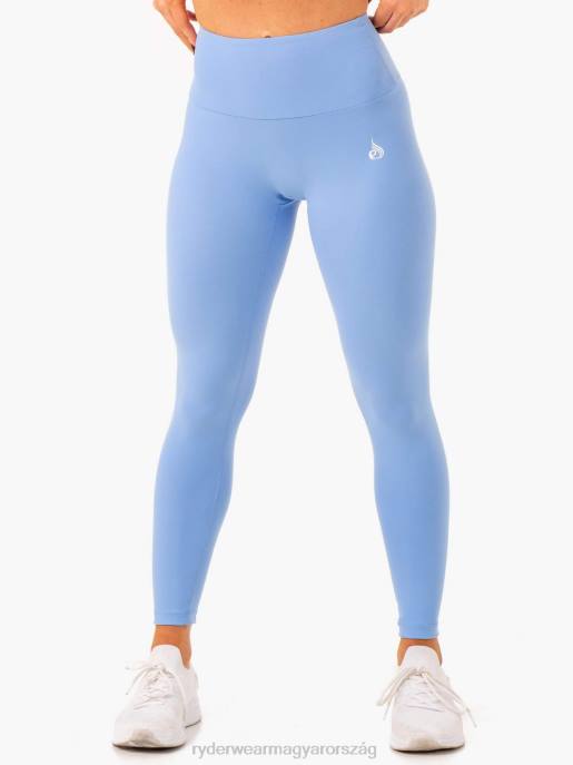 ruházat Ryderwear létfontosságú magas derekú scrunch leggings égszínkék nők B48F116
