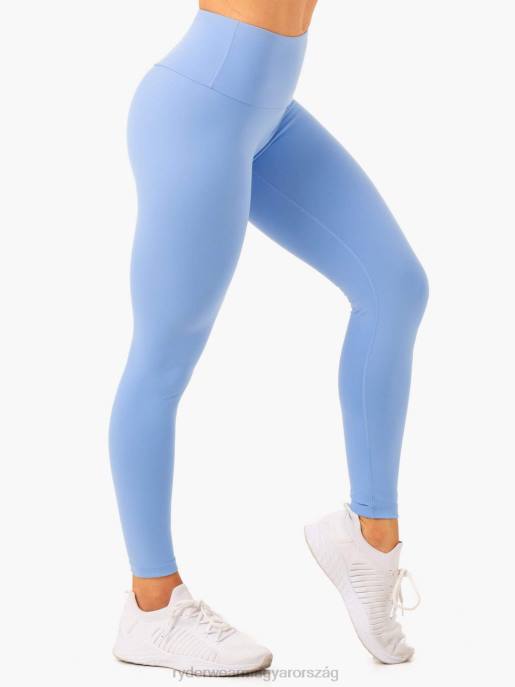 ruházat Ryderwear létfontosságú magas derekú scrunch leggings égszínkék nők B48F116