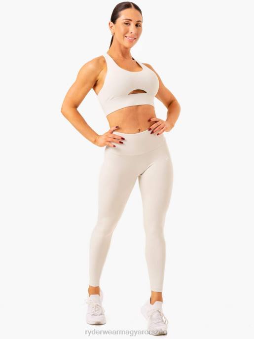 ruházat Ryderwear létfontosságú magas derekú scrunch leggings hó szürke nők B48F118