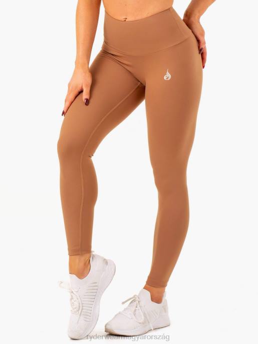 ruházat Ryderwear létfontosságú magas derekú scrunch leggings mohaachát nők B48F117