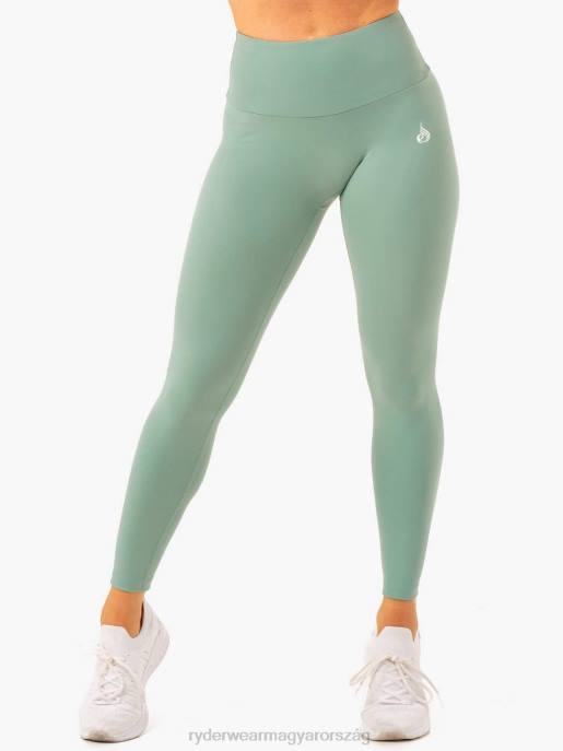 ruházat Ryderwear létfontosságú magas derekú scrunch leggings zsálya nők B48F115