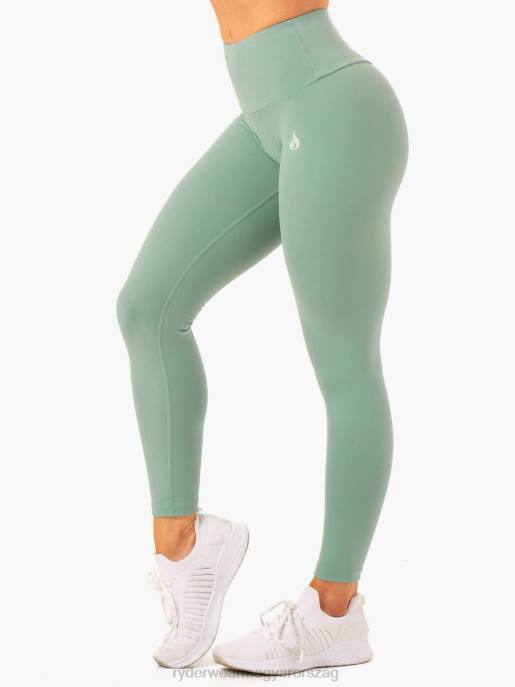 ruházat Ryderwear létfontosságú magas derekú scrunch leggings zsálya nők B48F115