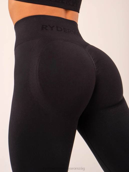 ruházat Ryderwear lift scrunch varrat nélküli leggings fekete nők B48F1