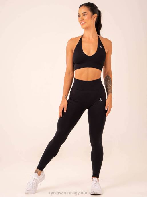 ruházat Ryderwear lift scrunch varrat nélküli leggings fekete nők B48F1