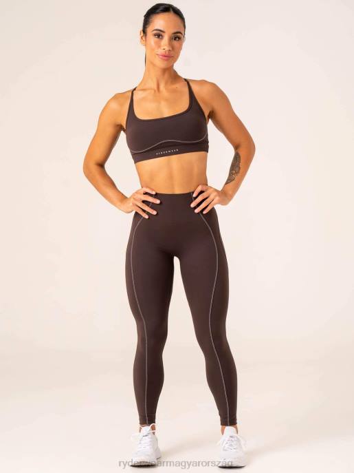 ruházat Ryderwear magas derekú leggings csokoládé nők B48F34