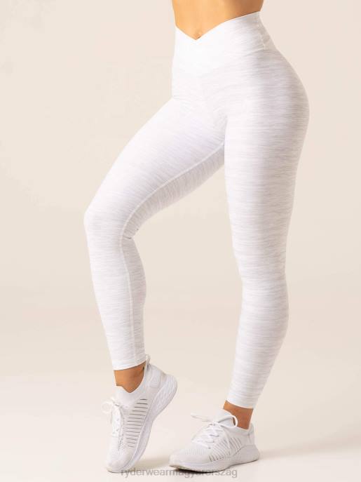 ruházat Ryderwear momentum cross over scrunch leggings hószürke márga nők B48F53