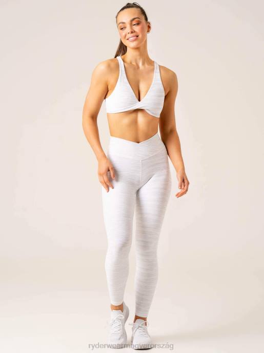 ruházat Ryderwear momentum cross over scrunch leggings hószürke márga nők B48F53