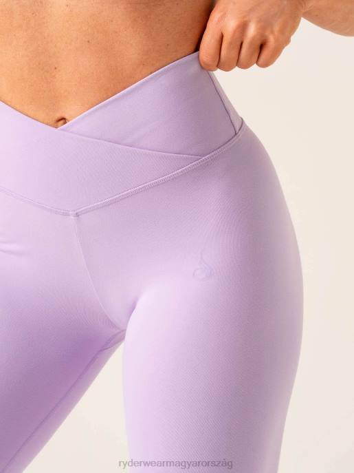 ruházat Ryderwear momentum cross over scrunch leggings levendula nők B48F54