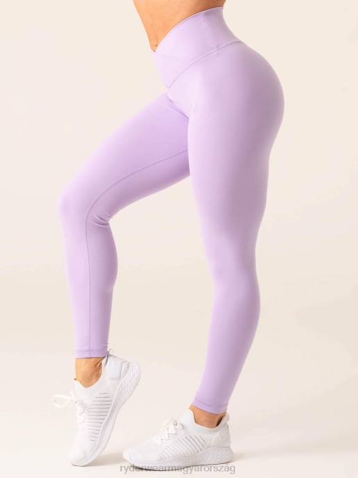 ruházat Ryderwear momentum cross over scrunch leggings levendula nők B48F54