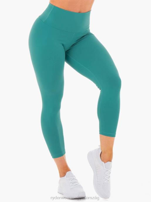 ruházat Ryderwear motion magas derekú 7/8 scrunch bum leggings a zöldeskék nők B48F165
