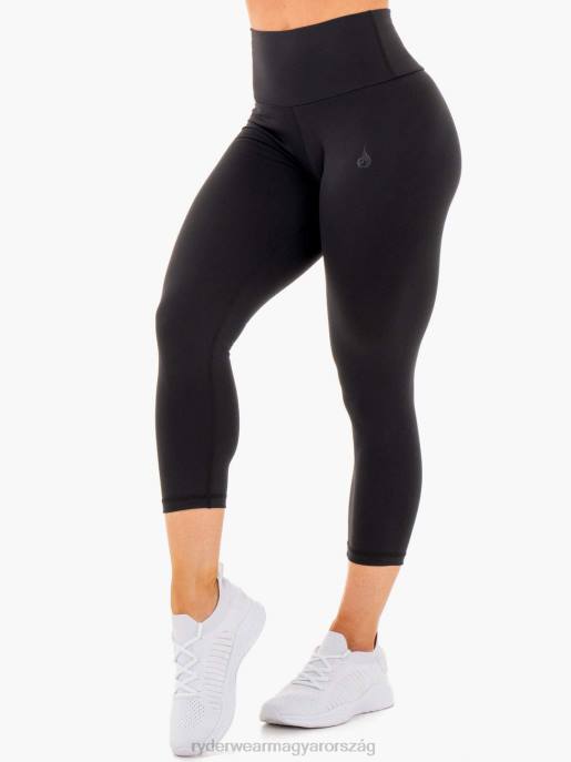 ruházat Ryderwear motion magas derekú 7/8 scrunch bum leggings fekete nők B48F164