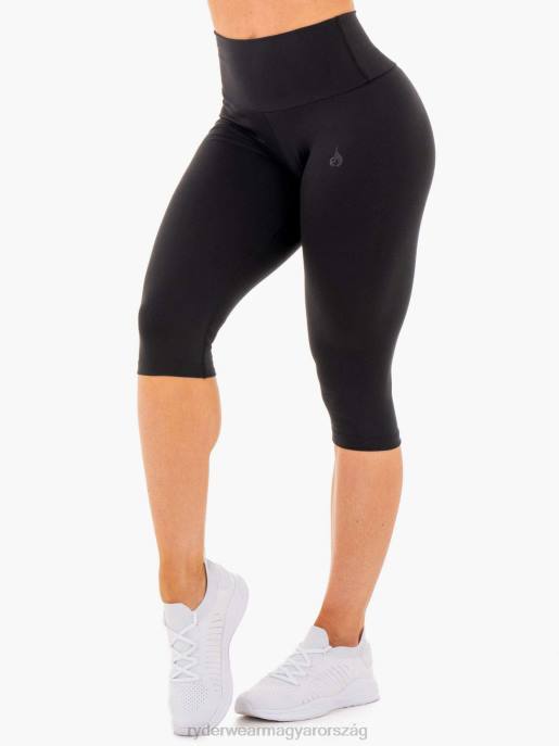 ruházat Ryderwear motion magas derekú capri leggings fekete nők B48F159