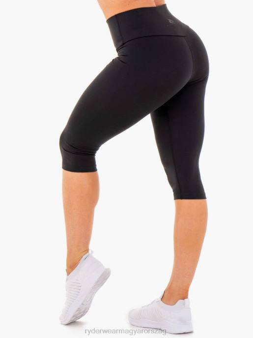 ruházat Ryderwear motion magas derekú capri leggings fekete nők B48F159