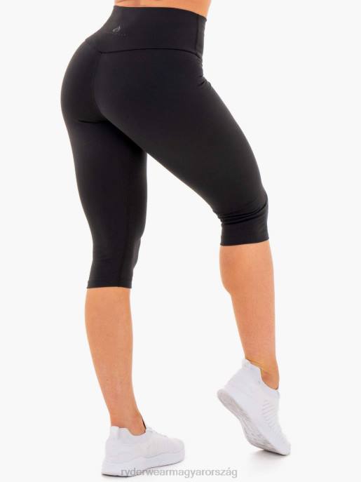 ruházat Ryderwear motion magas derekú capri leggings fekete nők B48F159