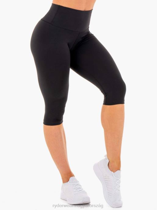ruházat Ryderwear motion magas derekú capri leggings fekete nők B48F159