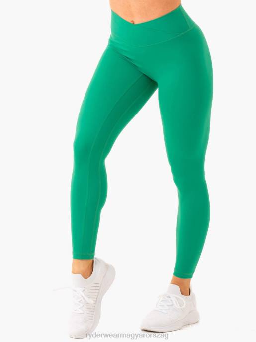ruházat Ryderwear nkd cross over leggings zöld nők B48F65