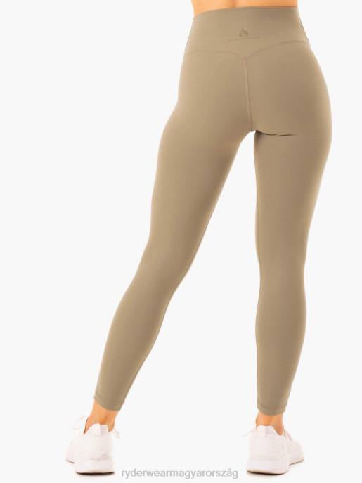 ruházat Ryderwear nkd finomít magas derekú leggings khaki nők B48F98