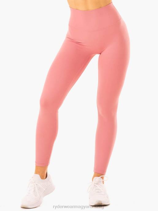 ruházat Ryderwear nkd finomít magas derekú leggings poros rózsaszín nők B48F97