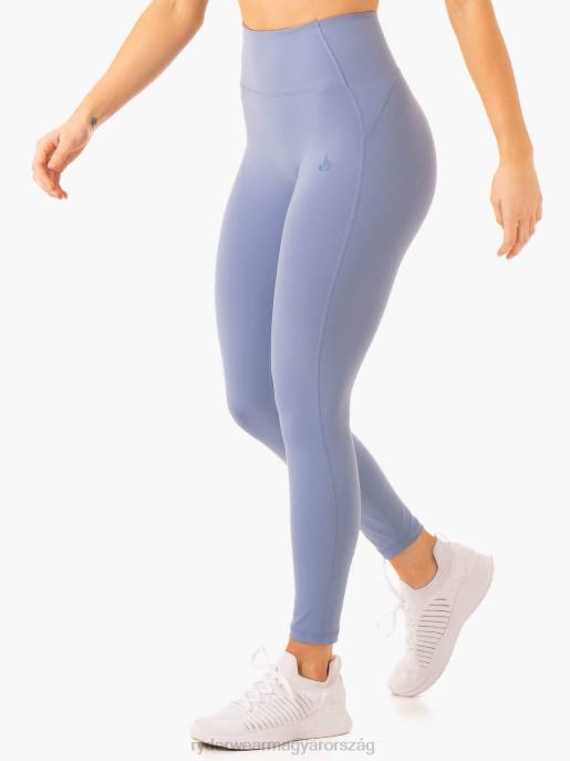 ruházat Ryderwear nkd keretű magas derekú leggings kőmosó kék nők B48F78