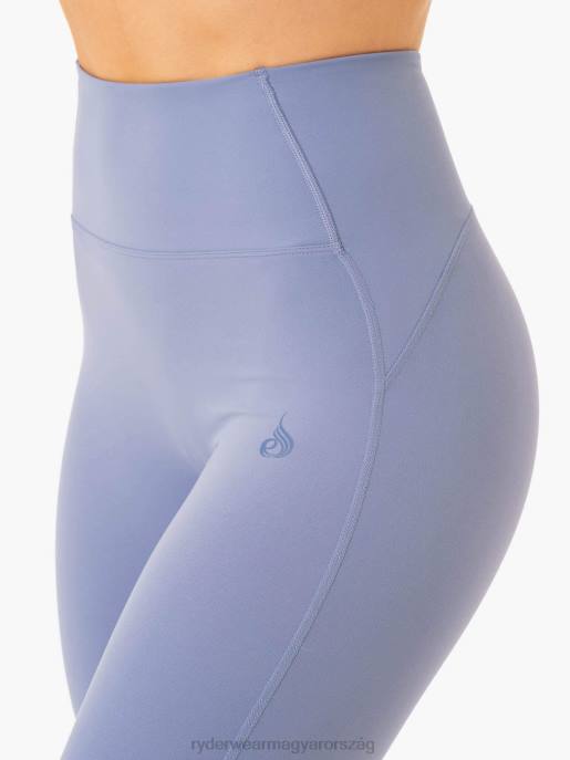 ruházat Ryderwear nkd keretű magas derekú leggings kőmosó kék nők B48F78