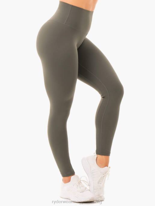 ruházat Ryderwear nkd magas derekú leggings khaki nők B48F168